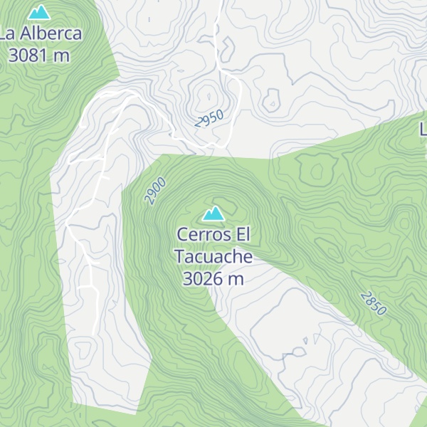 Map of Cerros El Tacuache