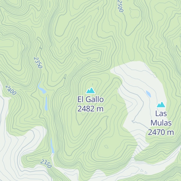 Map of El Gallo