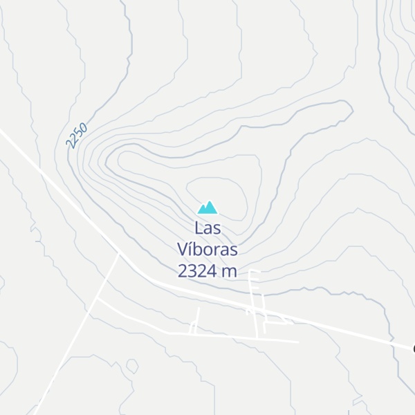 Map of Las Víboras