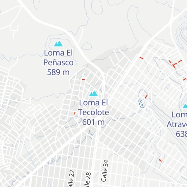 Map of Loma El Tecolote