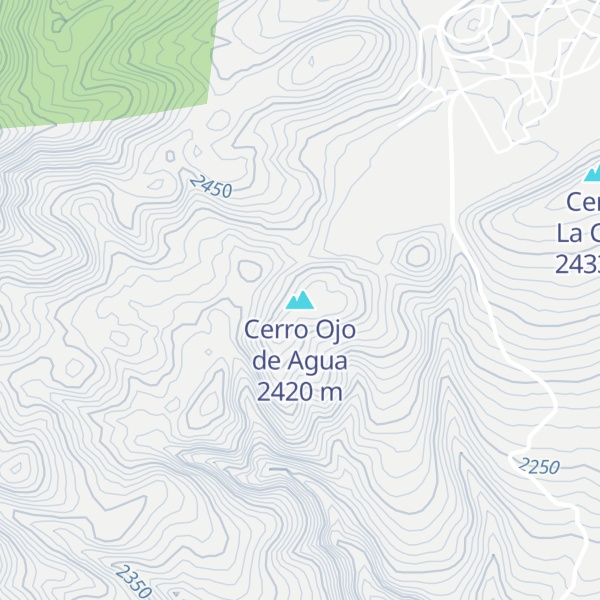 Map of Cerro Ojo de Agua