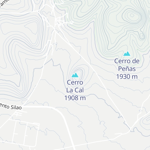 Map of Cerro La Cal