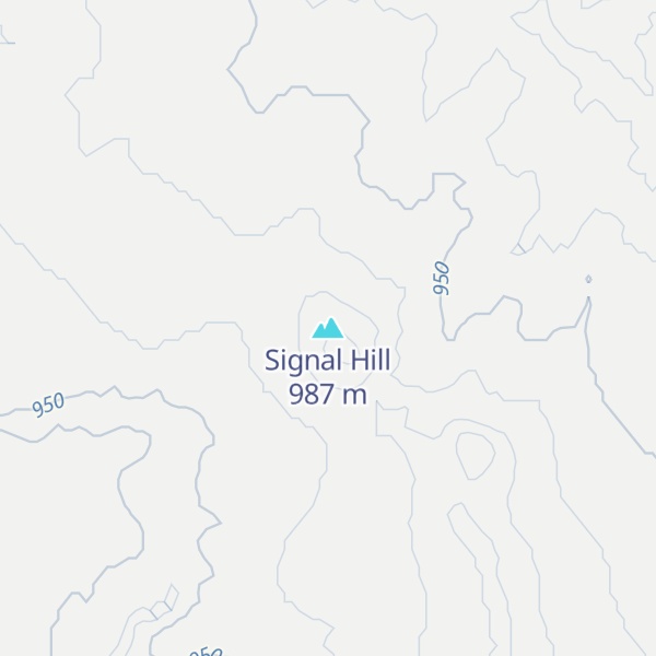 Map of Signal Hill