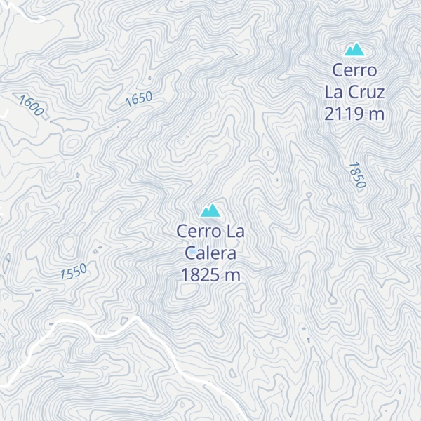 Map of Cerro La Calera