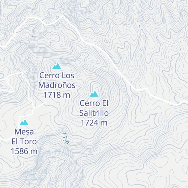 Map of Cerro El Salitrillo