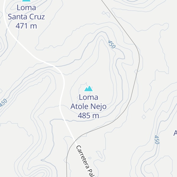 Map of Loma Atole Nejo