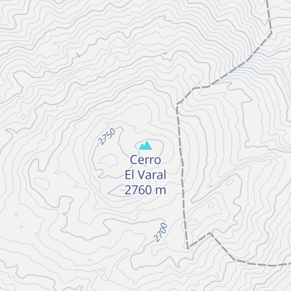 Map of Cerro El Varal