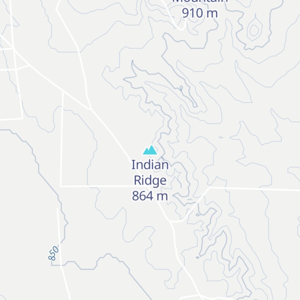 Map of Indian Ridge
