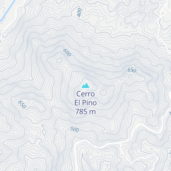 Map of Cerro El Pino