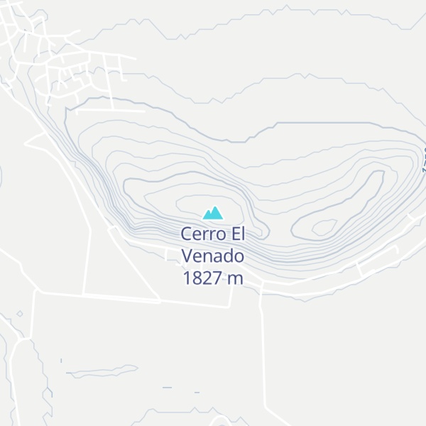 Map of Cerro El Venado