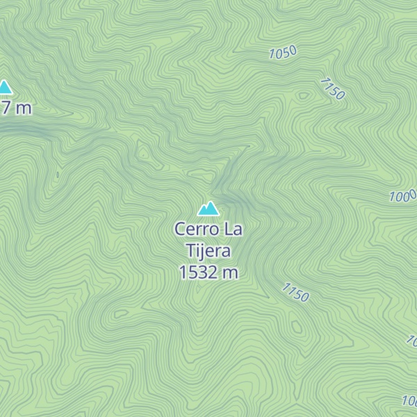 Map of Cerro La Tijera