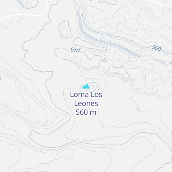 Map of Loma Los Leones