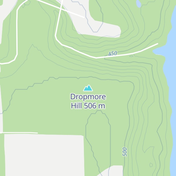 Map of Dropmore Hill
