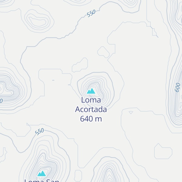Map of Loma Acortada