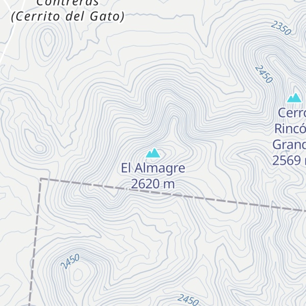 Map of El Almagre