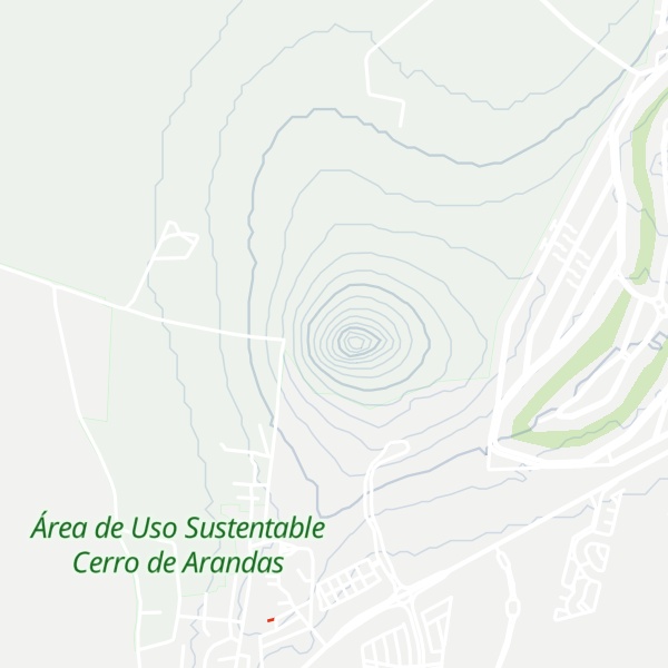 Map of Cerro Bernalejo