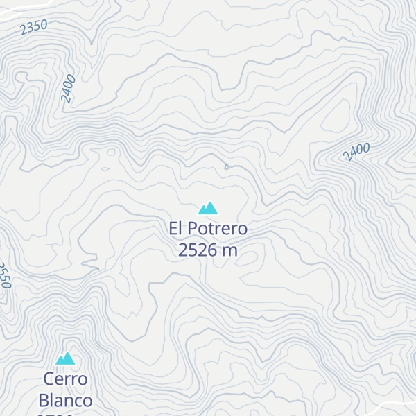 Map of El Potrero
