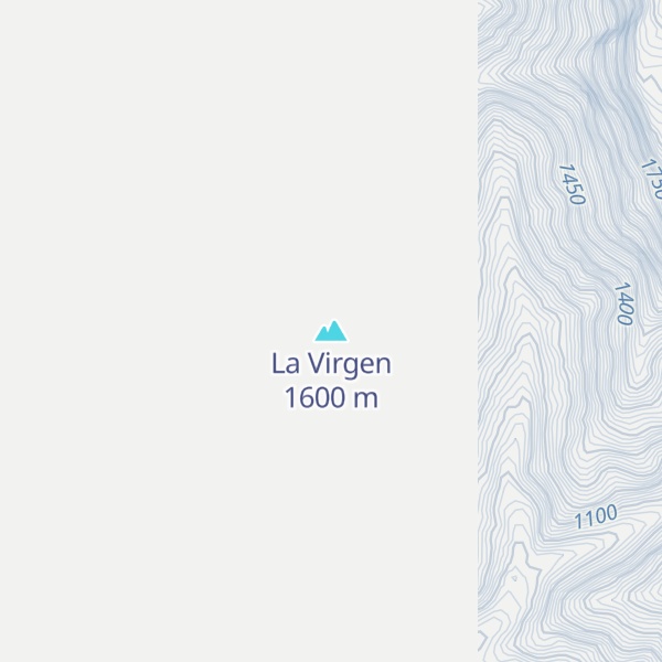 Map of La Virgen
