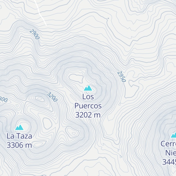 Map of Los Puercos