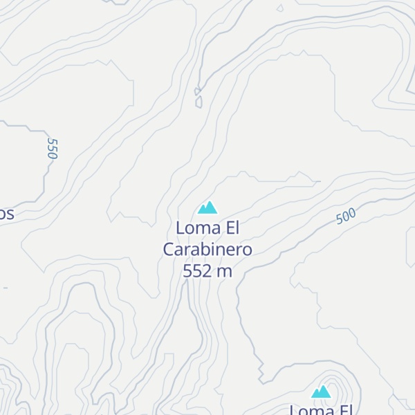 Map of Loma El Carabinero