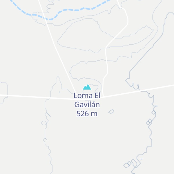 Map of Loma El Gavilán