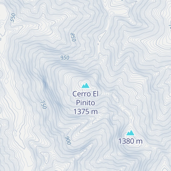 Map of Cerro El Pinito
