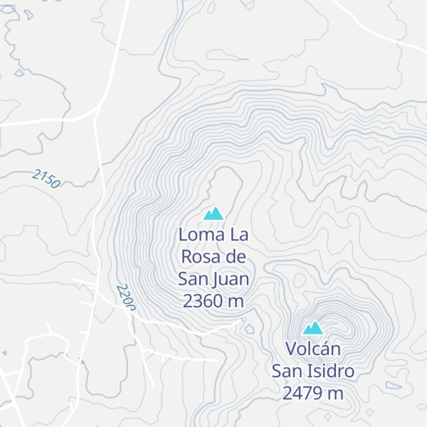 Map of Loma La Rosa de San Juan