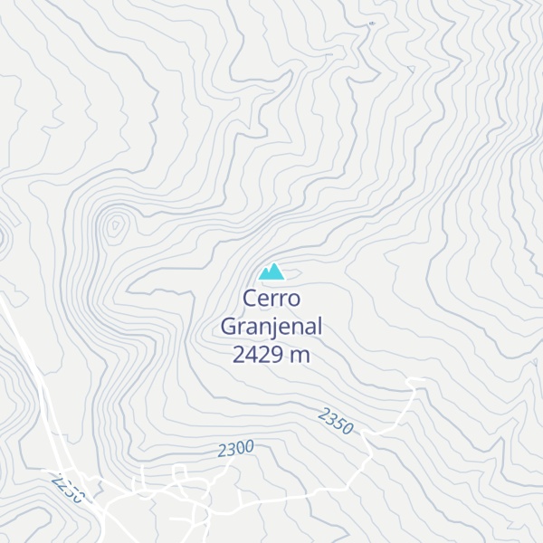 Map of Cerro Granjenal