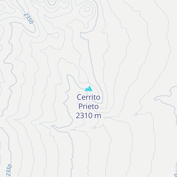 Map of Cerrito Prieto