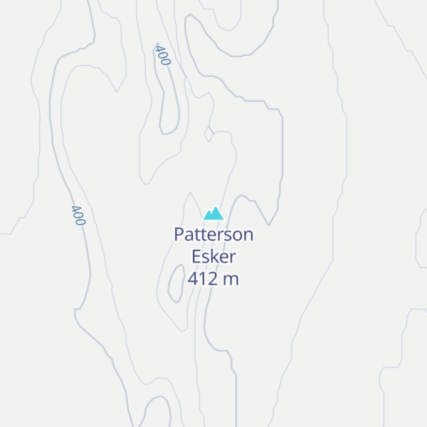 Map of Patterson Esker