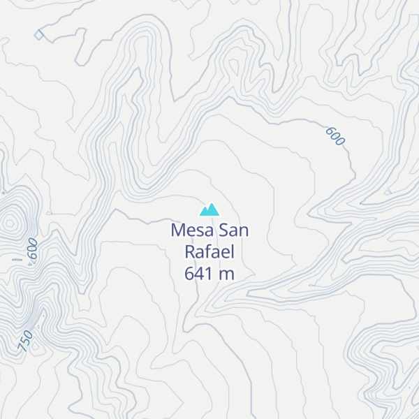 Map of Mesa San Rafael