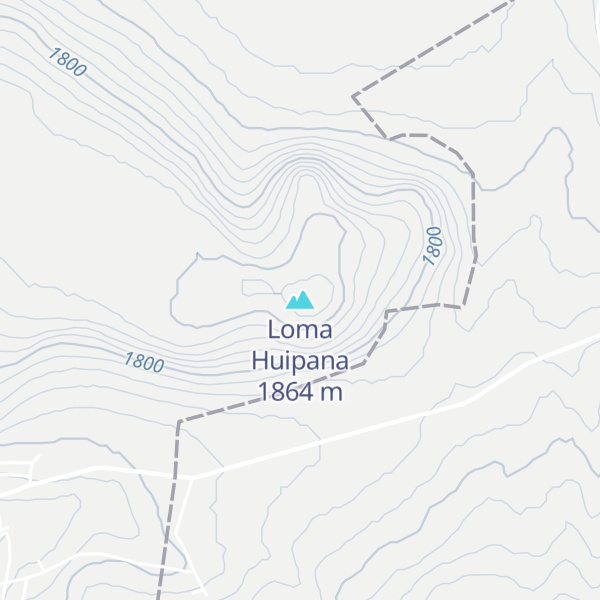 Map of Loma Huipana