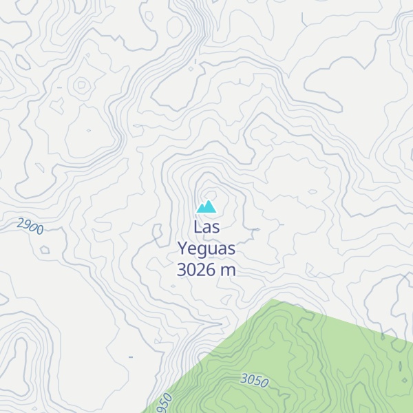 Map of Las Yeguas