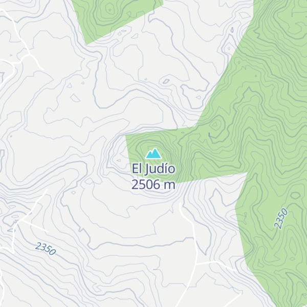Map of El Judío