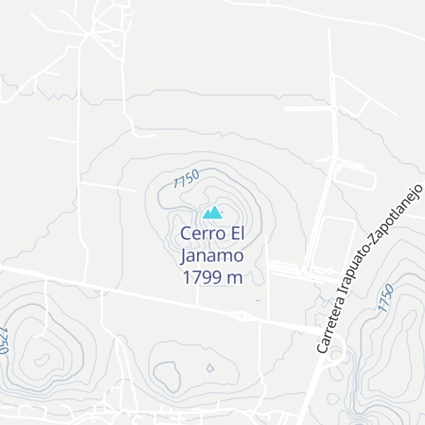 Map of Cerro El Janamo