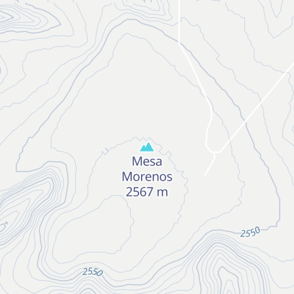 Map of Mesa Morenos