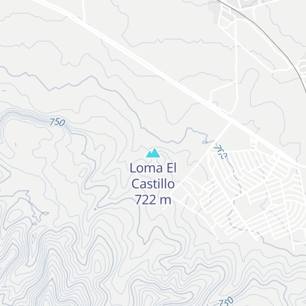 Map of Loma El Castillo
