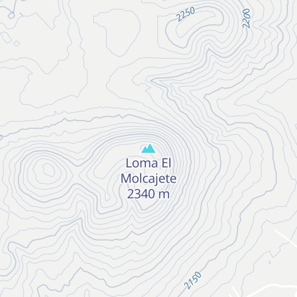 Map of Loma El Molcajete