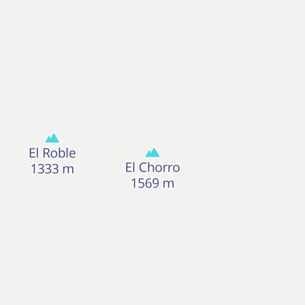 Map of El Chorro