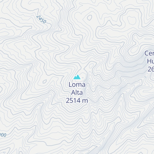 Map of Loma Alta