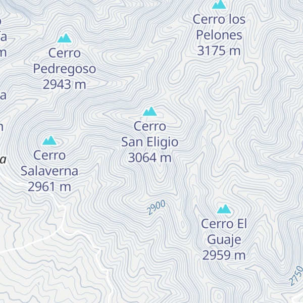 Map of Cerro San Marcos