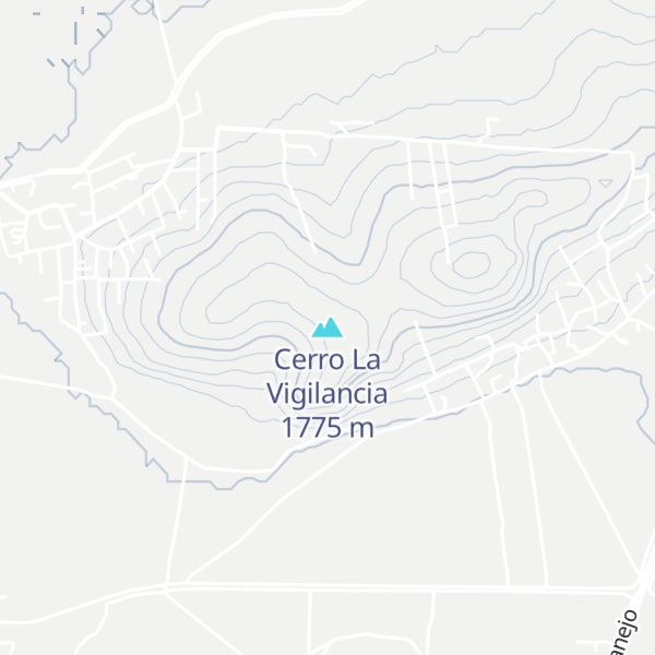 Map of Cerro La Vigilancia