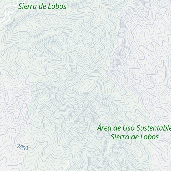 Map of Cerro Grande