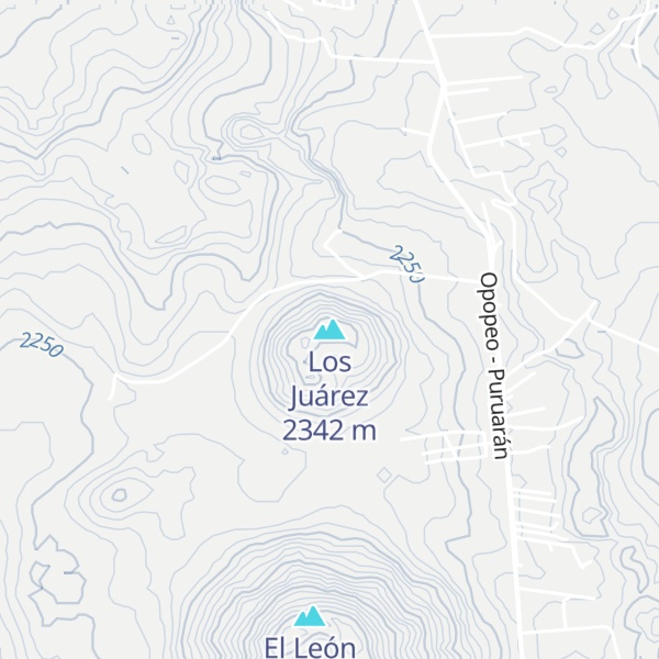 Map of Los Juárez