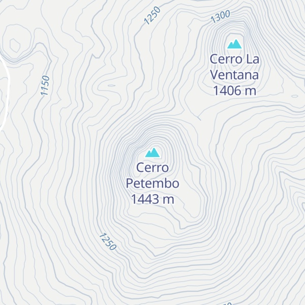 Map of Cerro Petembo