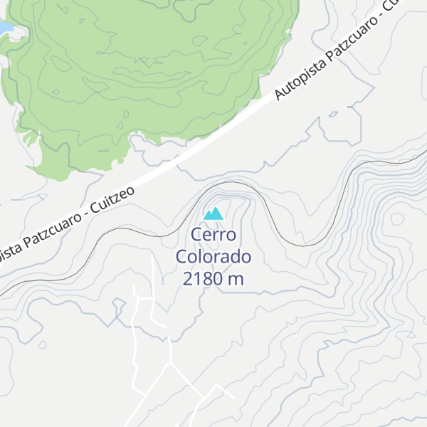 Map of Cerro Colorado