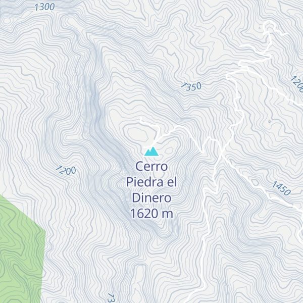 Map of Cerro Piedra el Dinero
