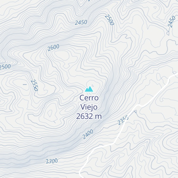 Map of Cerro Viejo