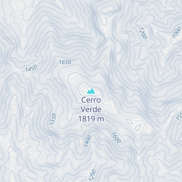 Map of Cerro Verde