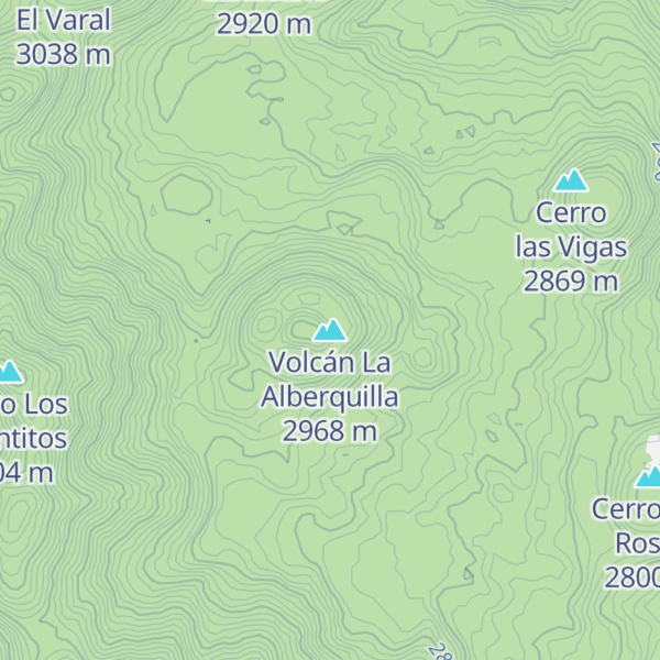 Map of Volcán La Alberquilla